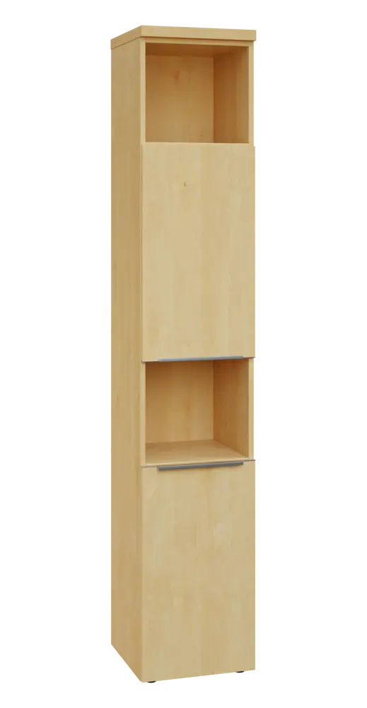 SIN 6 - 42DN2 kancelářská skříň, 2-dveřová/nika, pravá, 2170x400x400, javor horský